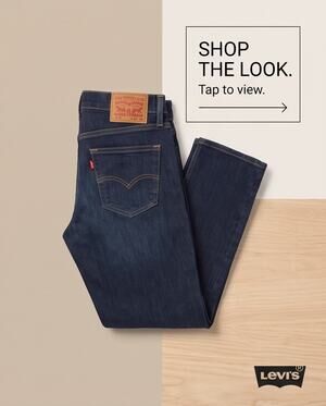 Dark Wash Levi’s Unisex Denim Jeans (32 x 30)